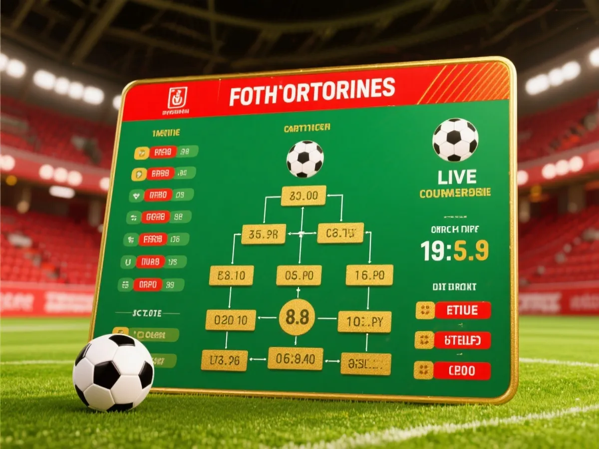 世界盃賽程與比分追蹤示意