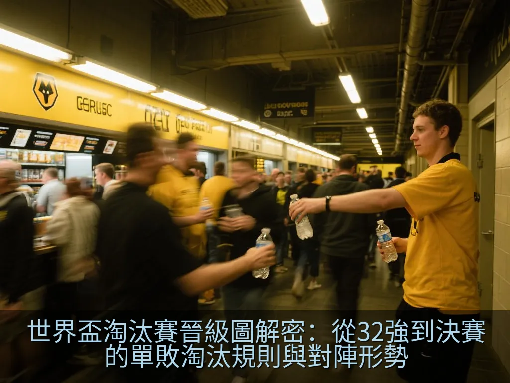 世界盃淘汰賽晉級圖解密：從32強到決賽的單敗淘汰規則與對陣形勢
